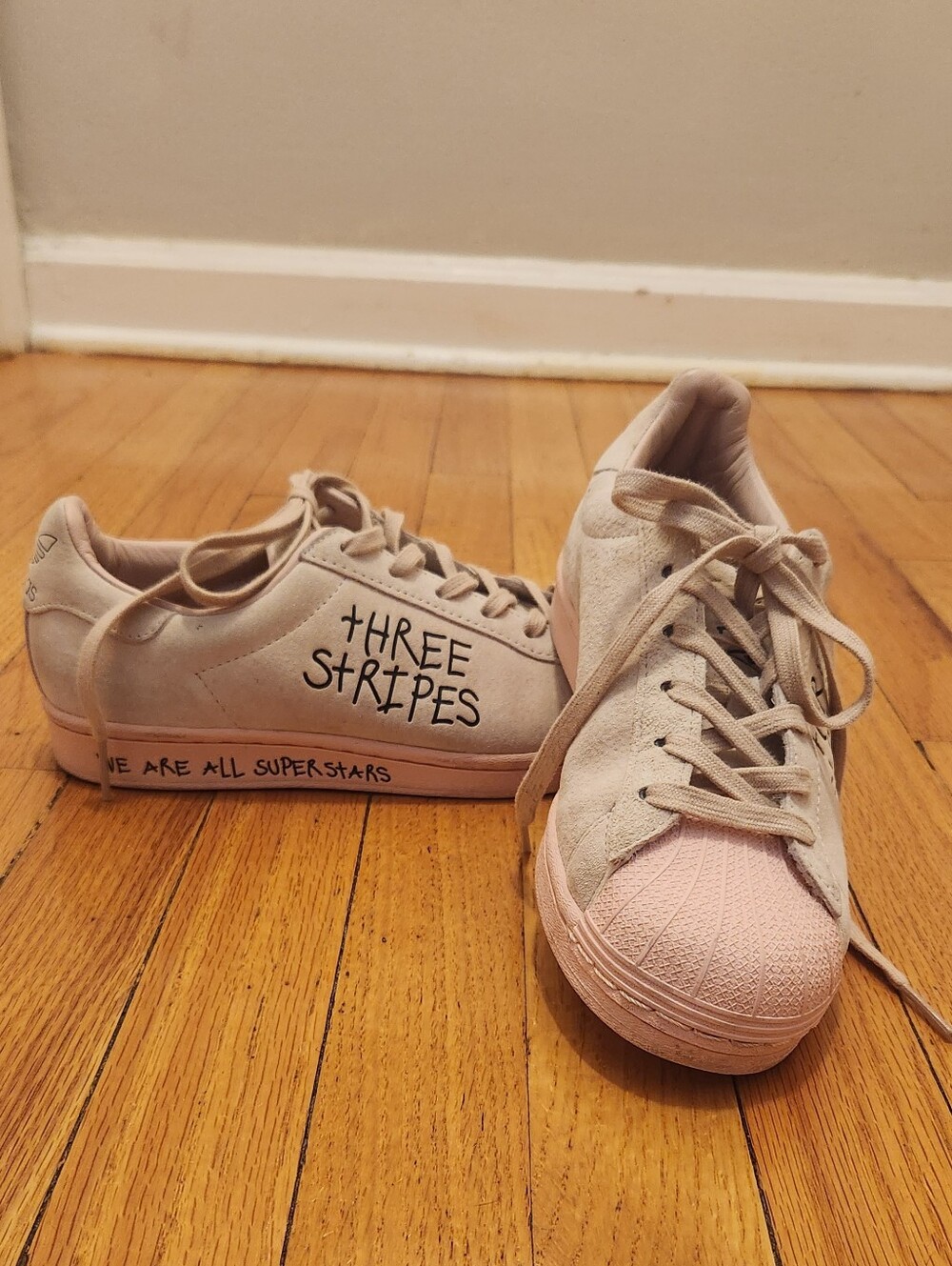 adidas x Fat Tiger Workshop Superstar 'Paradise Lost' Rello Pink Sz M6